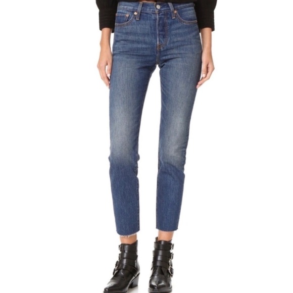 Levi’s Wedgie White Oak Cone Denim Jeans NWOT - Picture 4 of 15